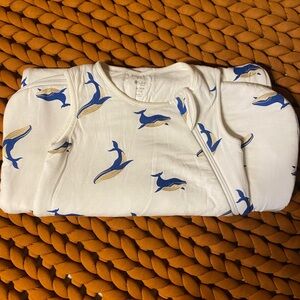 Kyte Baby bamboo sleep sack in ”Whale” 18-36 mo